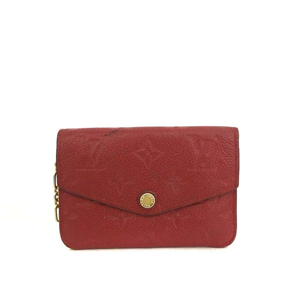 LOUIS VUITTON Empreinte Key Pouch Red TN2126