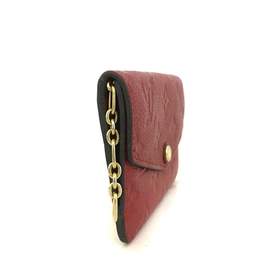 LOUIS VUITTON Empreinte Key Pouch Red TN2126