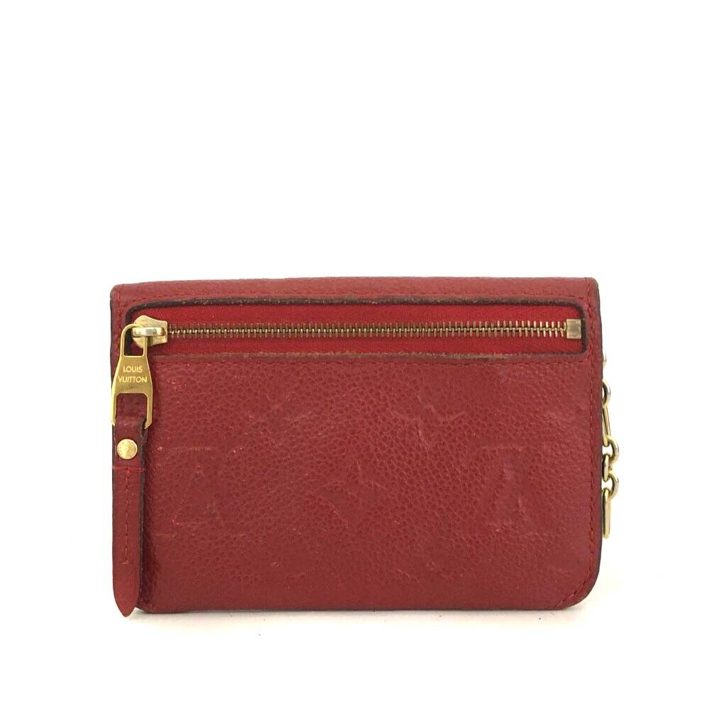 LOUIS VUITTON Empreinte Key Pouch Red TN2126