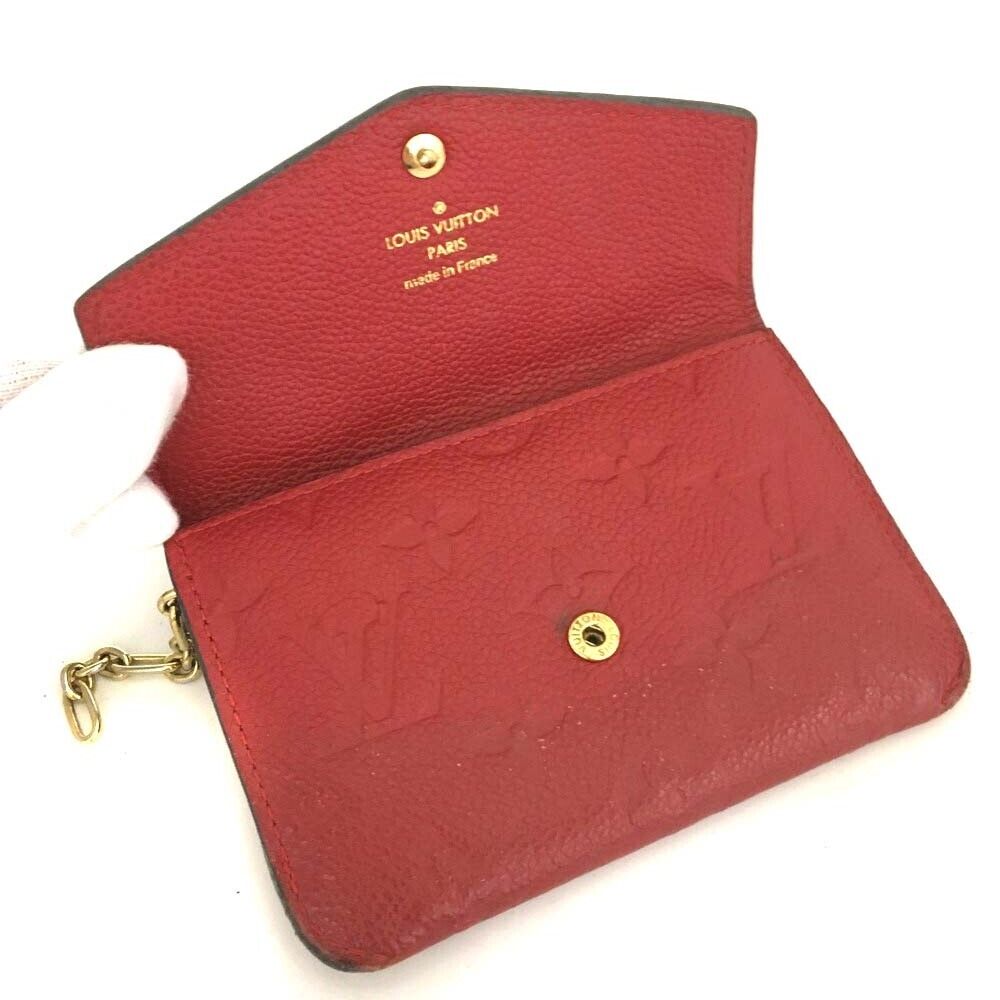 LOUIS VUITTON Empreinte Key Pouch Red TN2126