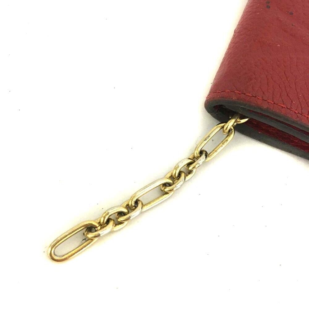 LOUIS VUITTON Empreinte Key Pouch Red TN2126