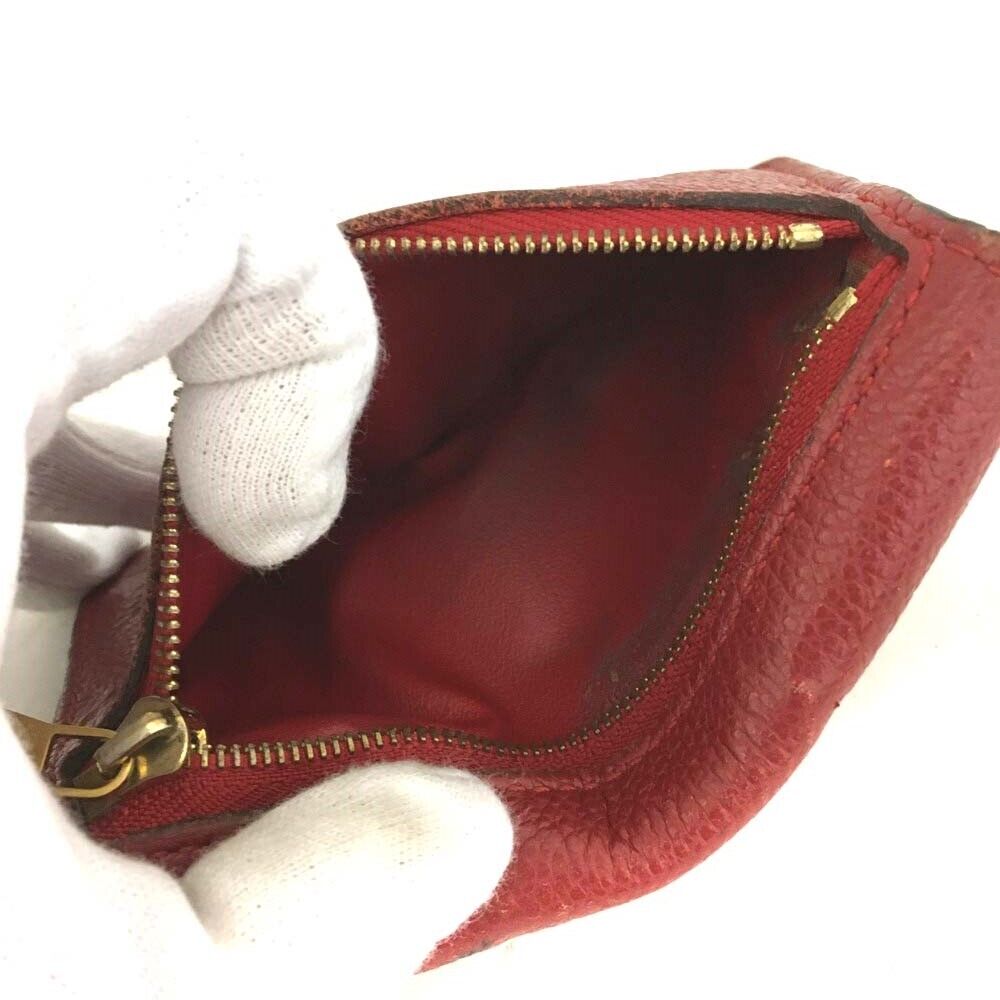 LOUIS VUITTON Empreinte Key Pouch Red TN2126