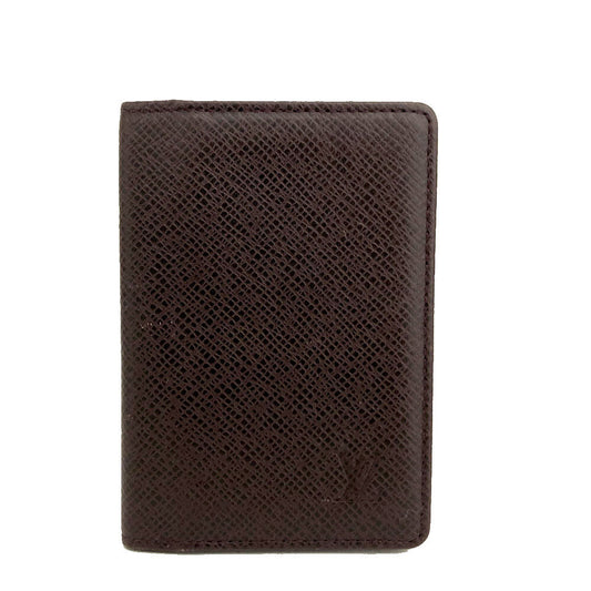 LOUIS VUITTON Taiga Pocket Organizer Grizzli MI0969