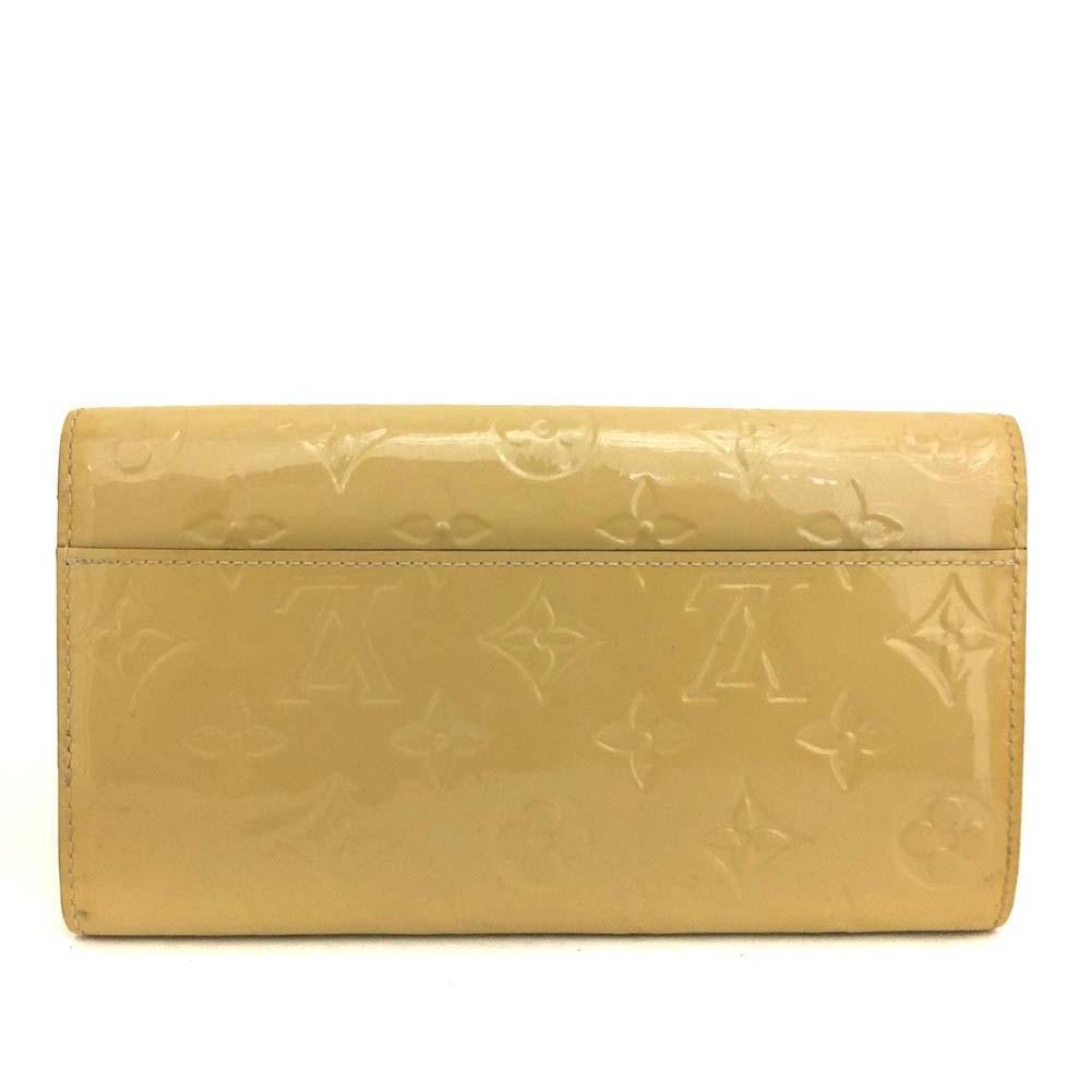 LOUIS VUITTON Vernis Sarah Wallet Beige Poudre TH3194
