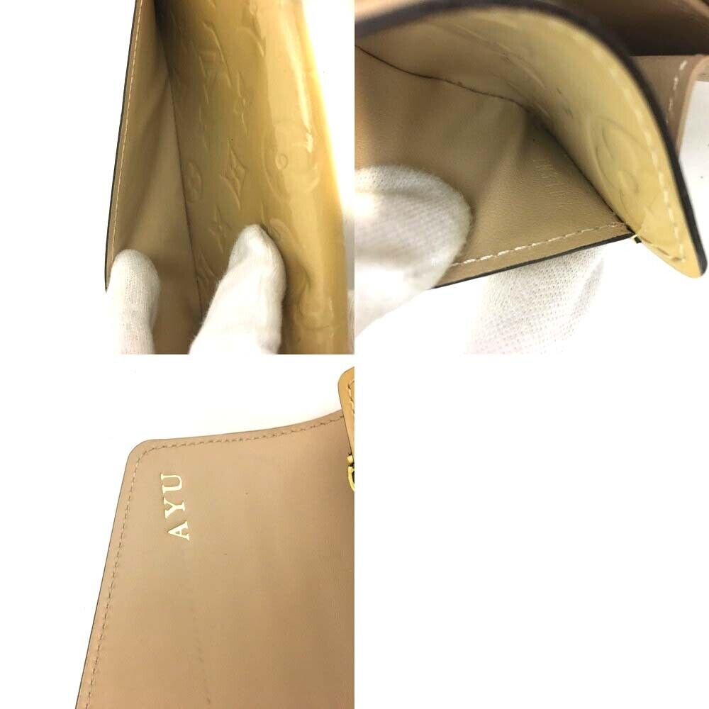 LOUIS VUITTON Vernis Sarah Wallet Beige Poudre TH3194