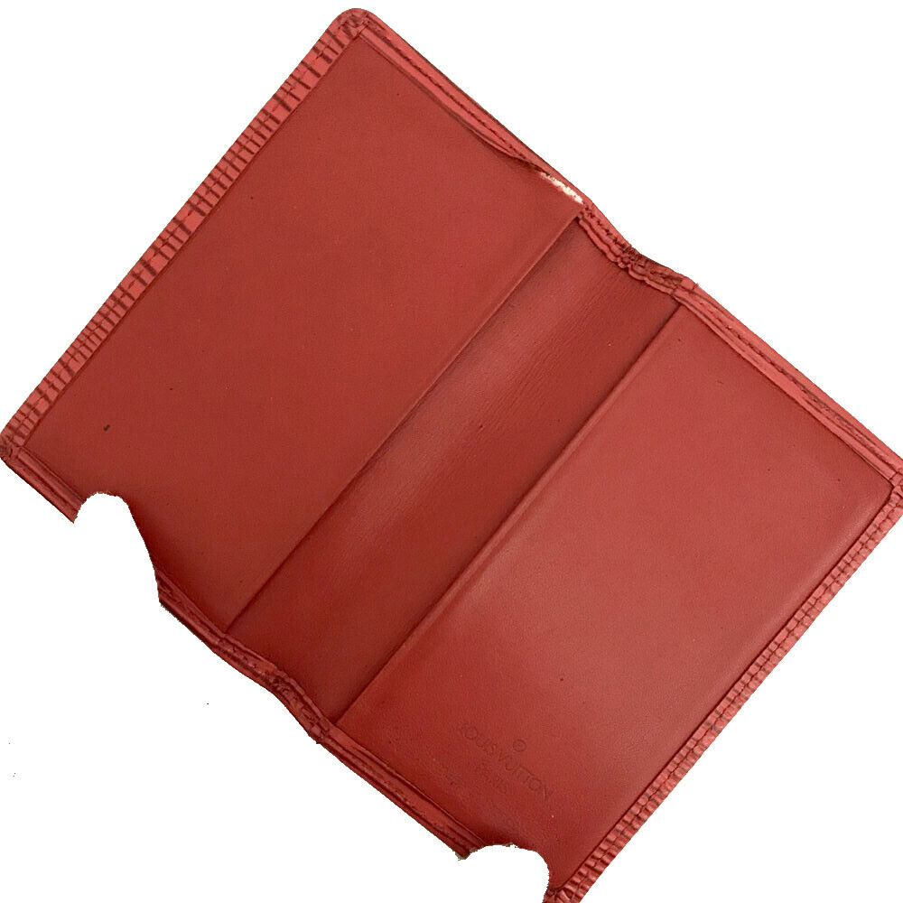 Louis Vuitton Red Epi Pocket Organizer MI1923