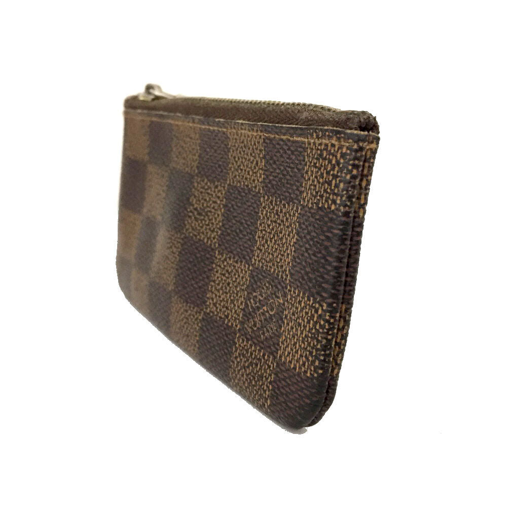 LOUIS VUITTON Damier Ebene Key Pouch Made in France