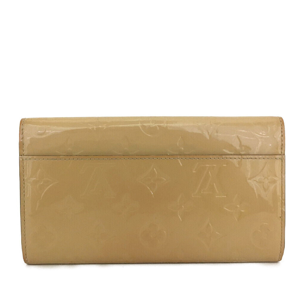 LOUIS VUITTON Vernis Sarah Wallet Beige Poudre TS1116