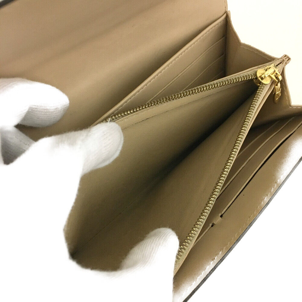 LOUIS VUITTON Vernis Sarah Wallet Beige Poudre TS1116