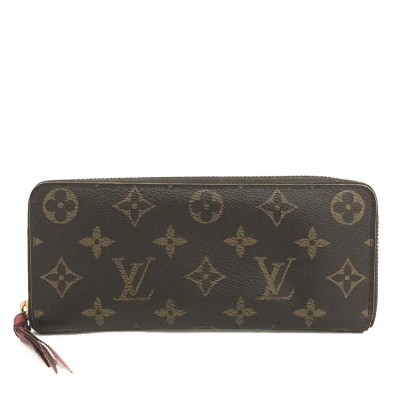 LOUIS VUITTON  Monogram Clemence Wallet Fuchsia CA1128