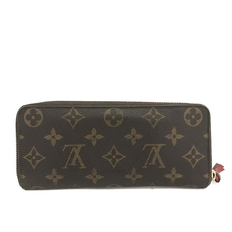 LOUIS VUITTON  Monogram Clemence Wallet Fuchsia CA1128