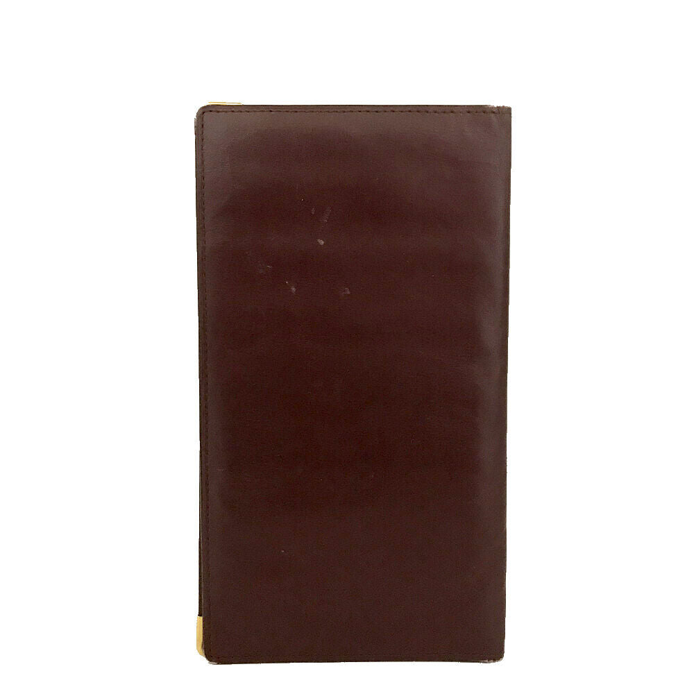 Must de Cartier Leather Long Bifold Wallet