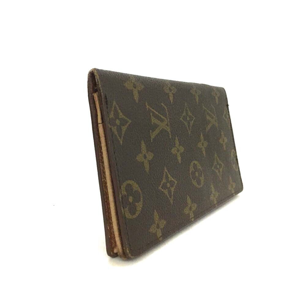 Louis Vuitton  Monogram Porte-Cartes Credit Yen Checkbook Wallet CT0935