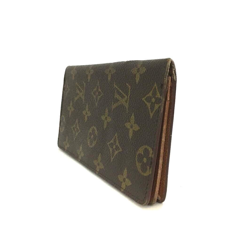 Louis Vuitton  Monogram Porte-Cartes Credit Yen Checkbook Wallet CT0935