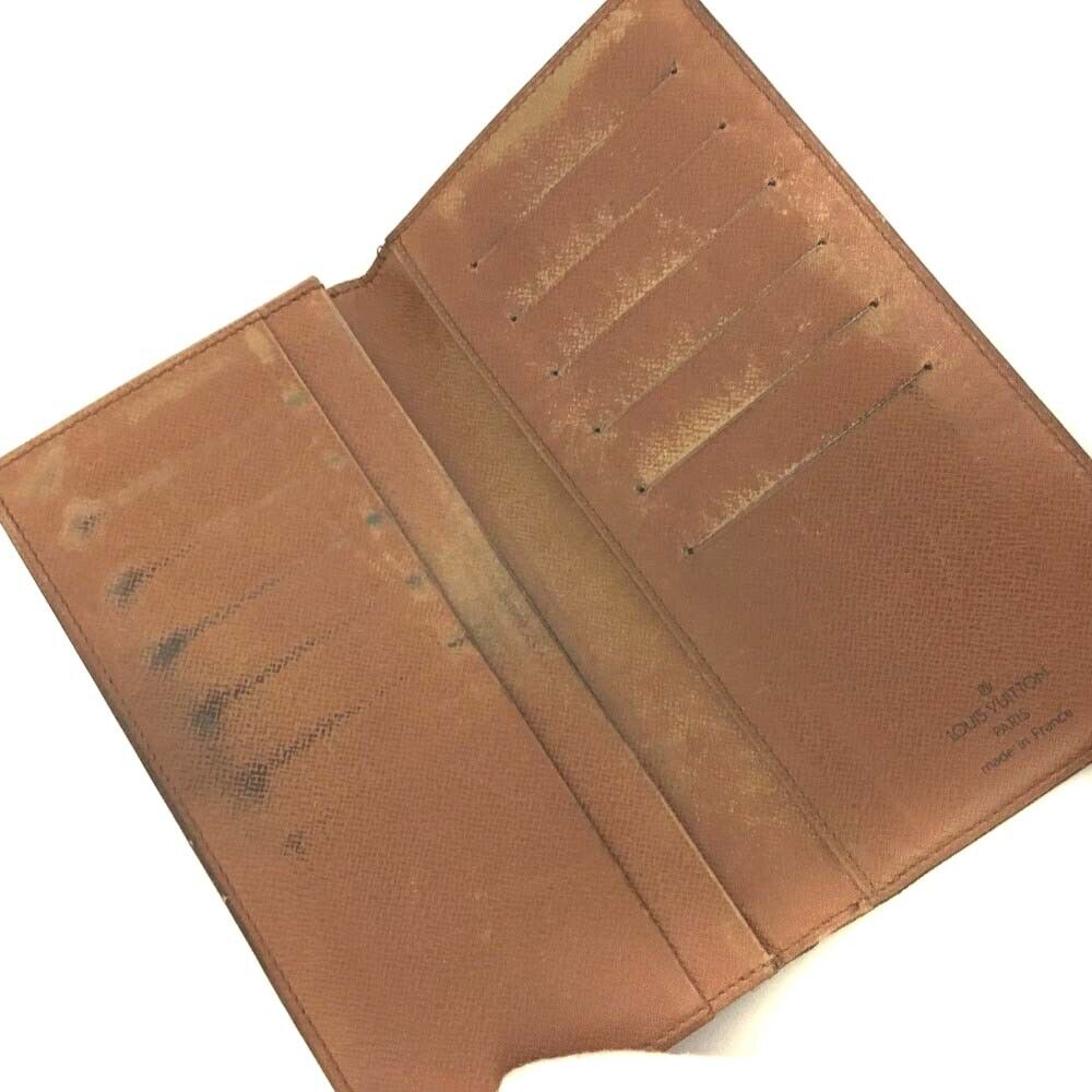 Louis Vuitton  Monogram Porte-Cartes Credit Yen Checkbook Wallet CT0935