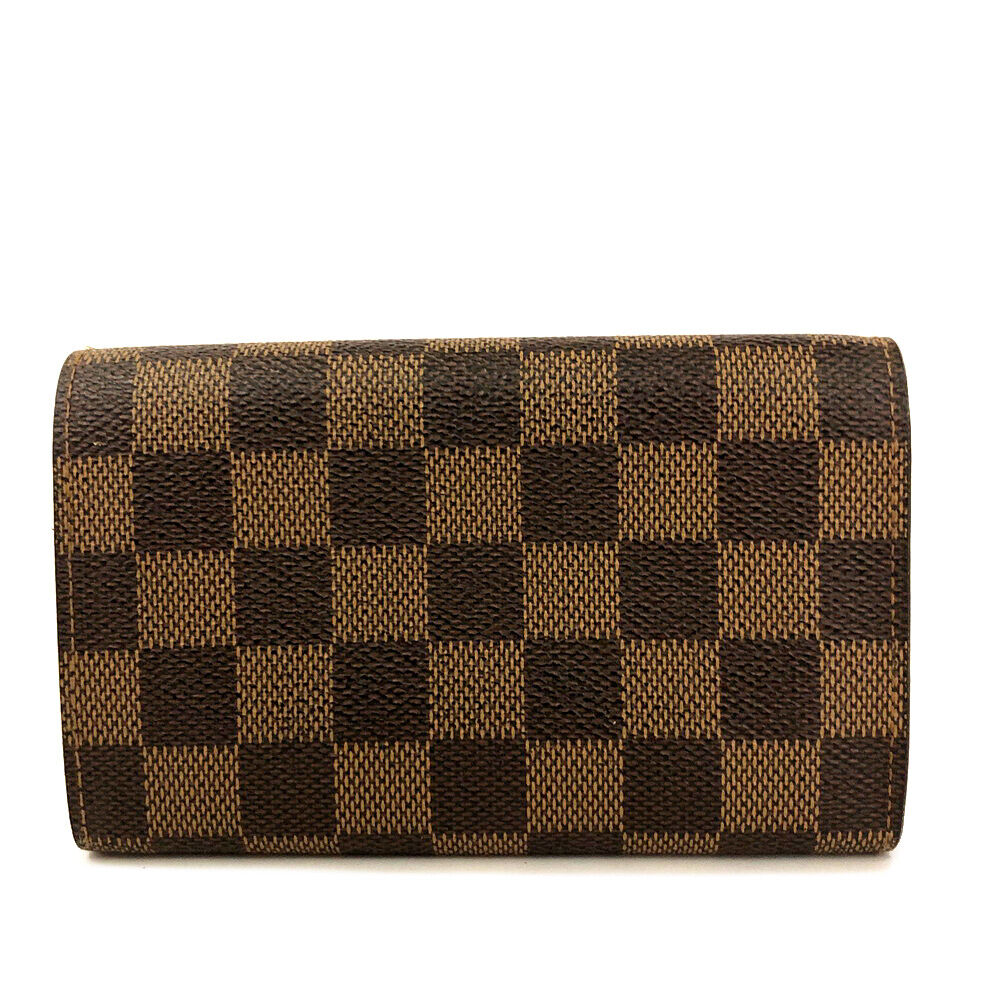 PRE-ORDERLouis Vuitton  Damier Ebene Porte-Monnaie Billets Tresor Wallet CA0013