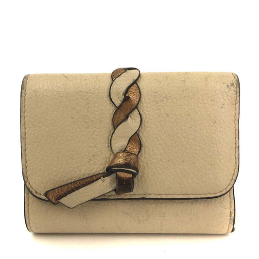 Chloé Alphabet Pebbled Leather Chain