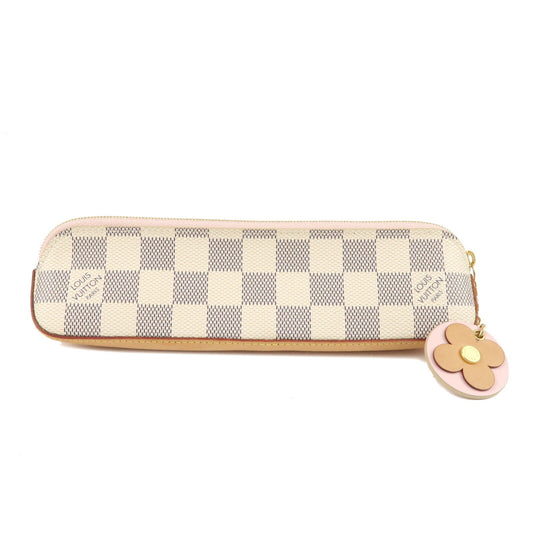 Preorder LOUIS VUITTON Damier Azur Elizabeth Pencil Pouch Rose Ballerine