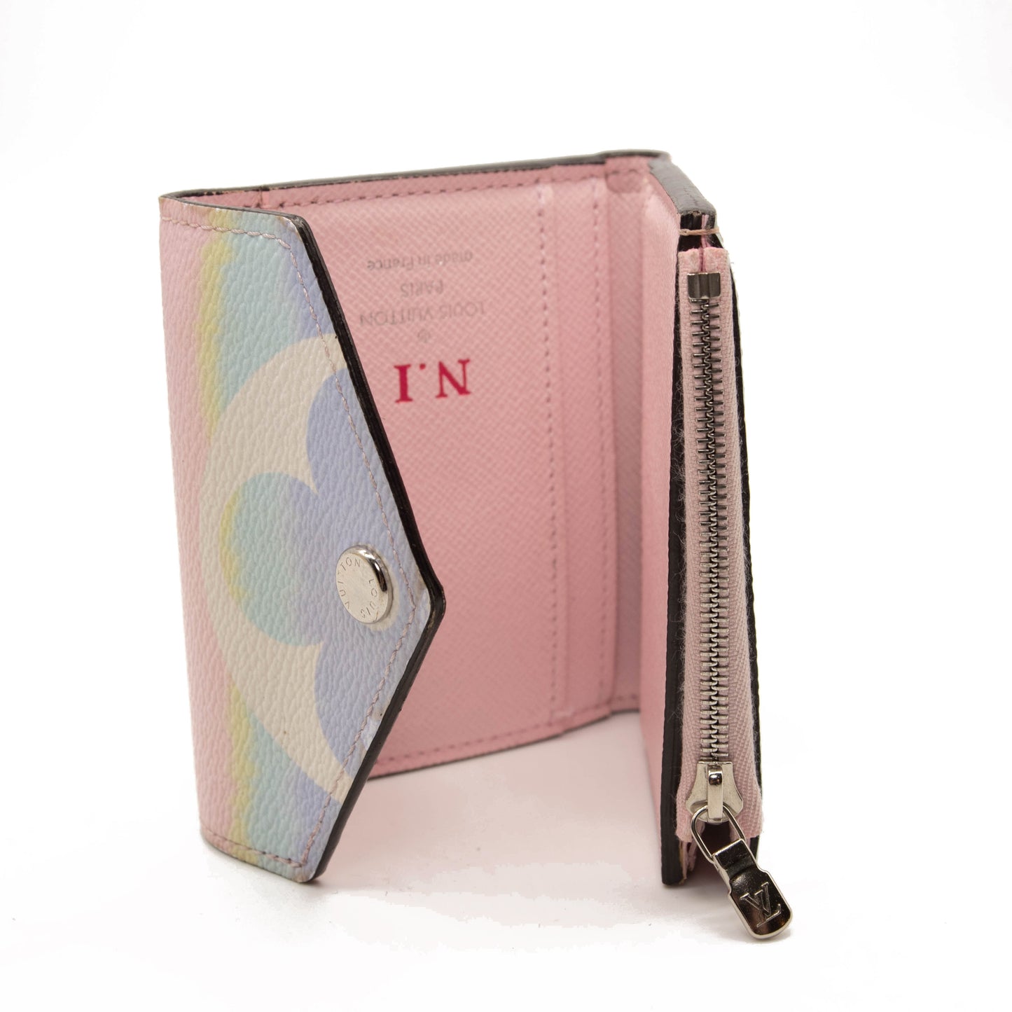 USED Louis Vuitton Monogram Escale Victorine Wallet Pastel