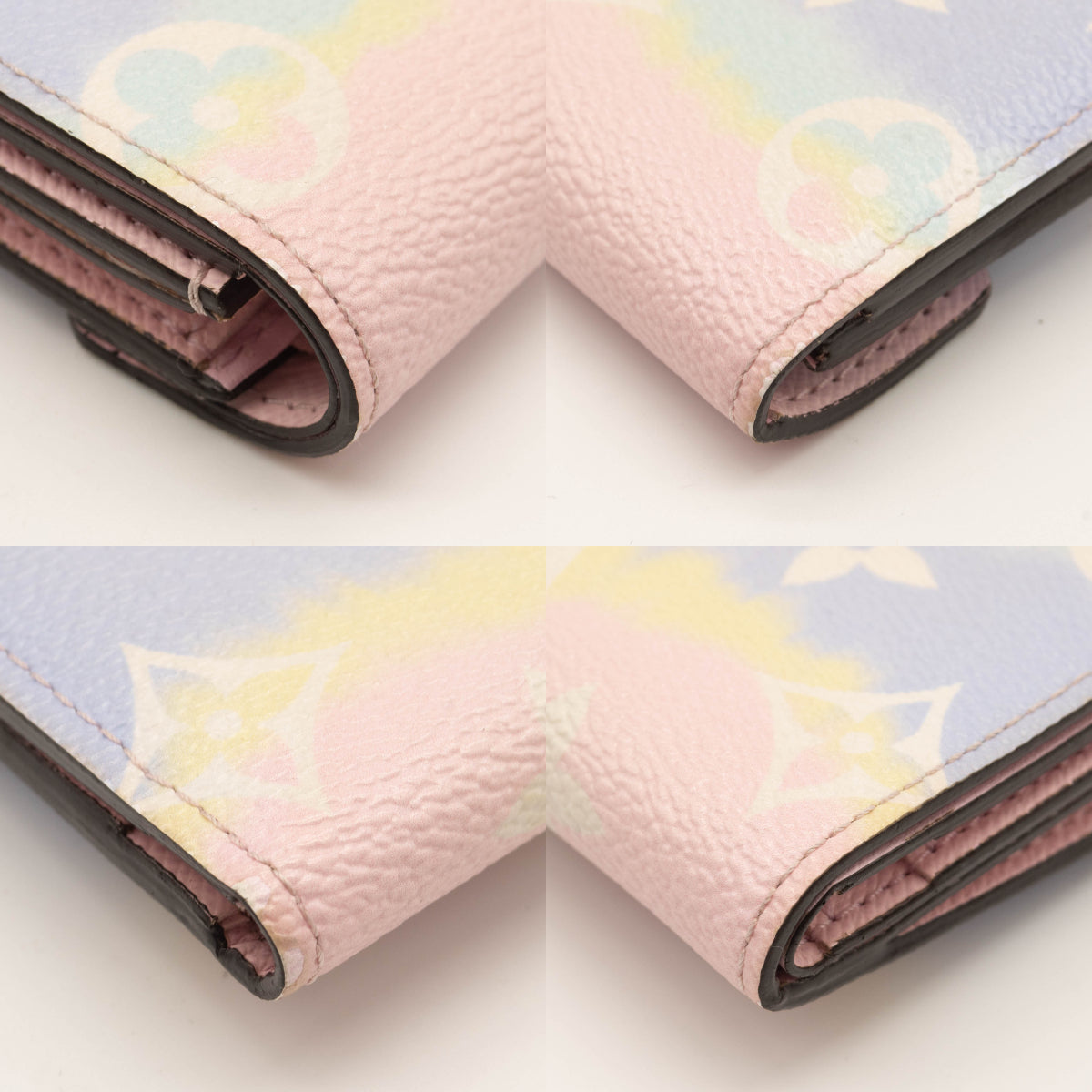 USED Louis Vuitton Monogram Escale Victorine Wallet Pastel