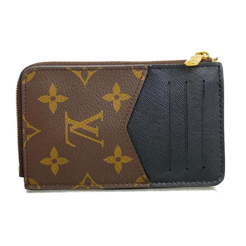 PRE-ORDER Louis Vuitton  Monogram Recto Verso Card Holder Black