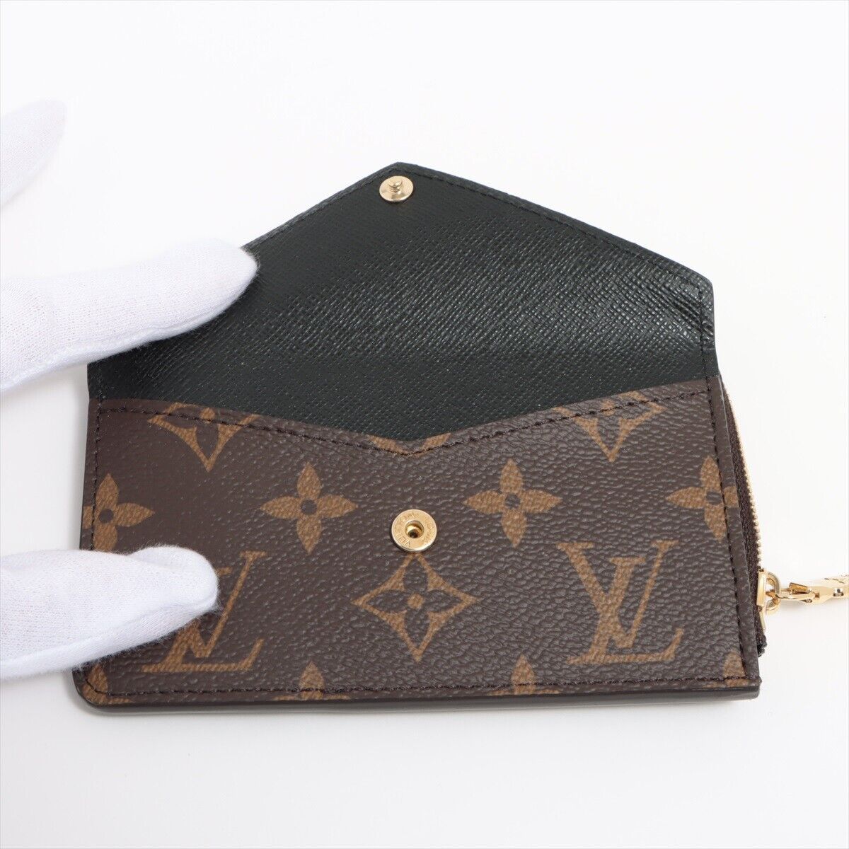 PRE-ORDER  LOUIS VUITTON  Monogram Recto Verso Card Holder Black