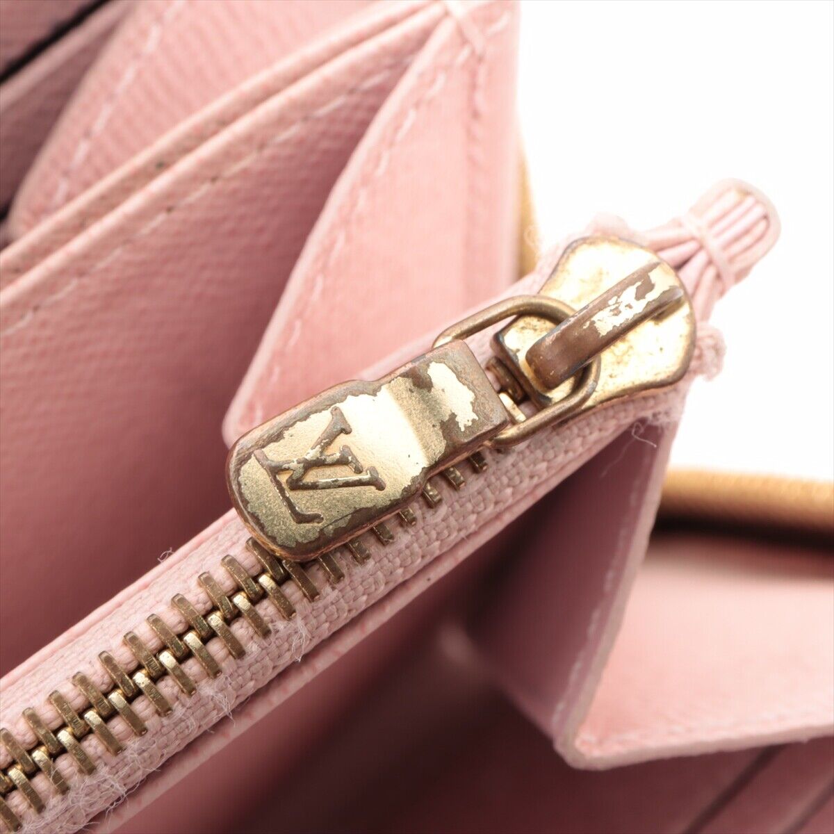 Louis Vuitton  Monogram Zippy Wallet Rose Ballerine