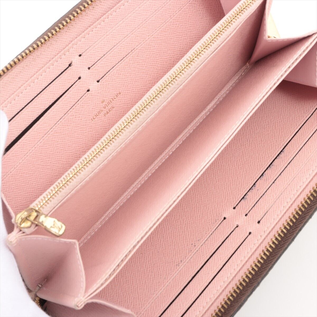 Louis Vuitton  Monogram Zippy Wallet Rose Ballerine