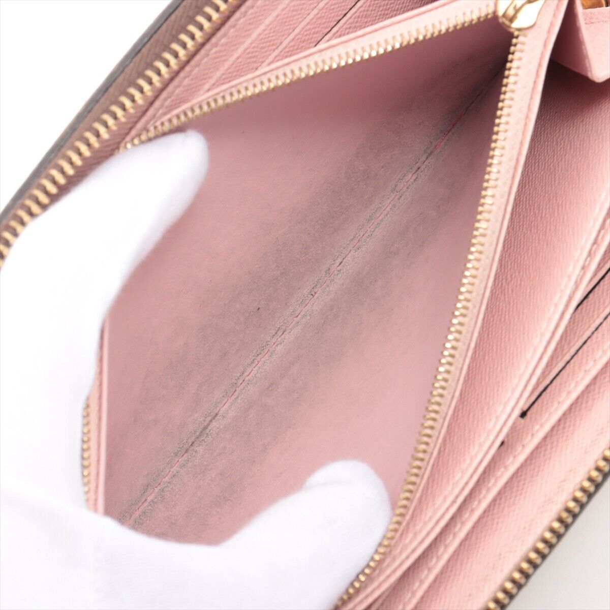 Louis Vuitton  Monogram Zippy Wallet Rose Ballerine