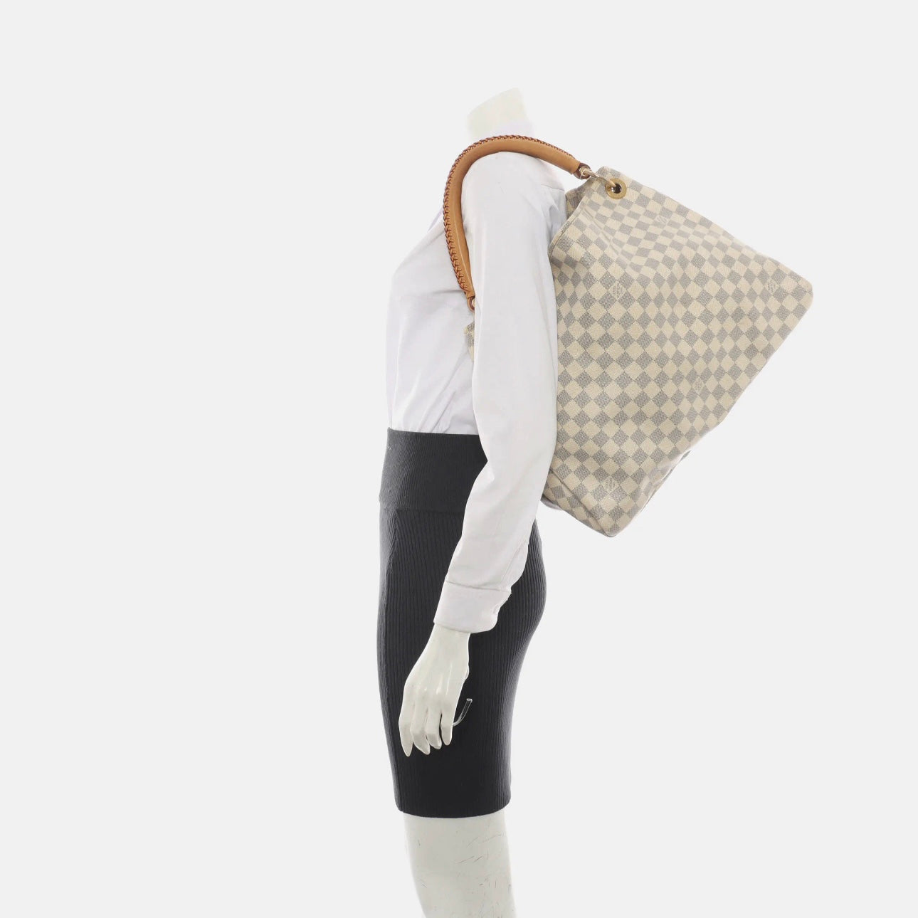 Used Louis Vuitton Damier Azur Artsy MM Hobo