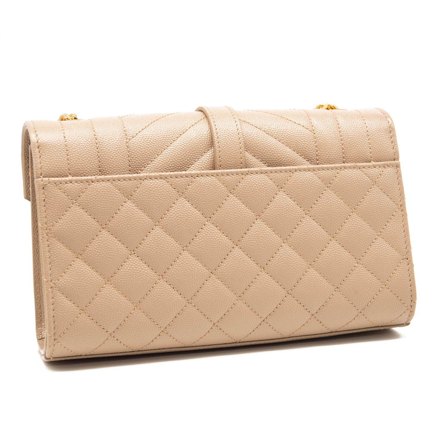 Saint Laurent Envelope Small Bag in Mix Matelasse Grain De Poudre Embossed