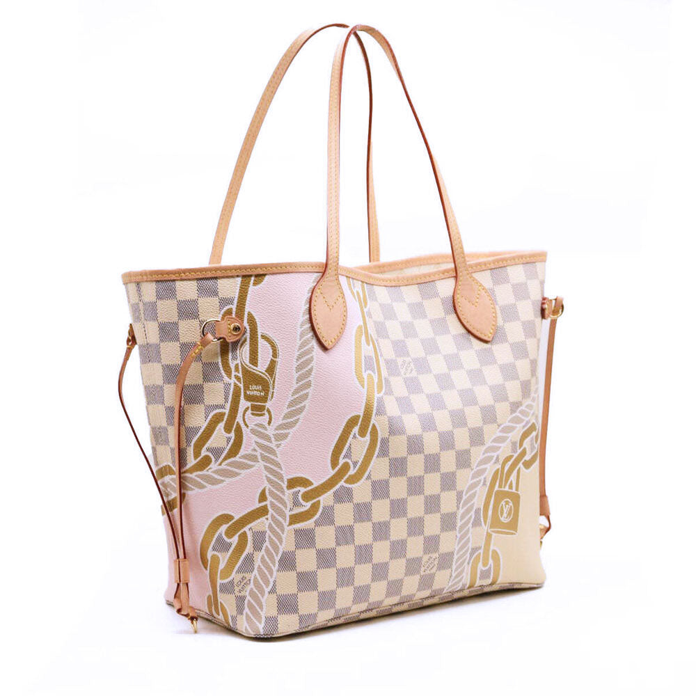 LOUIS VUITTON Damier Azur Nautical Neverfull MM