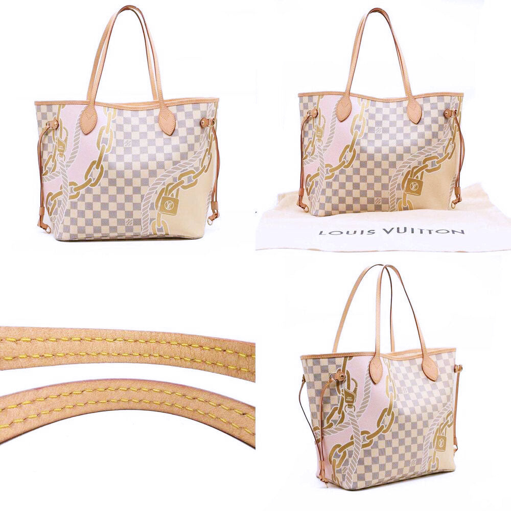 LOUIS VUITTON Damier Azur Nautical Neverfull MM