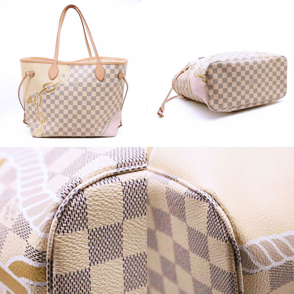 LOUIS VUITTON Damier Azur Nautical Neverfull MM