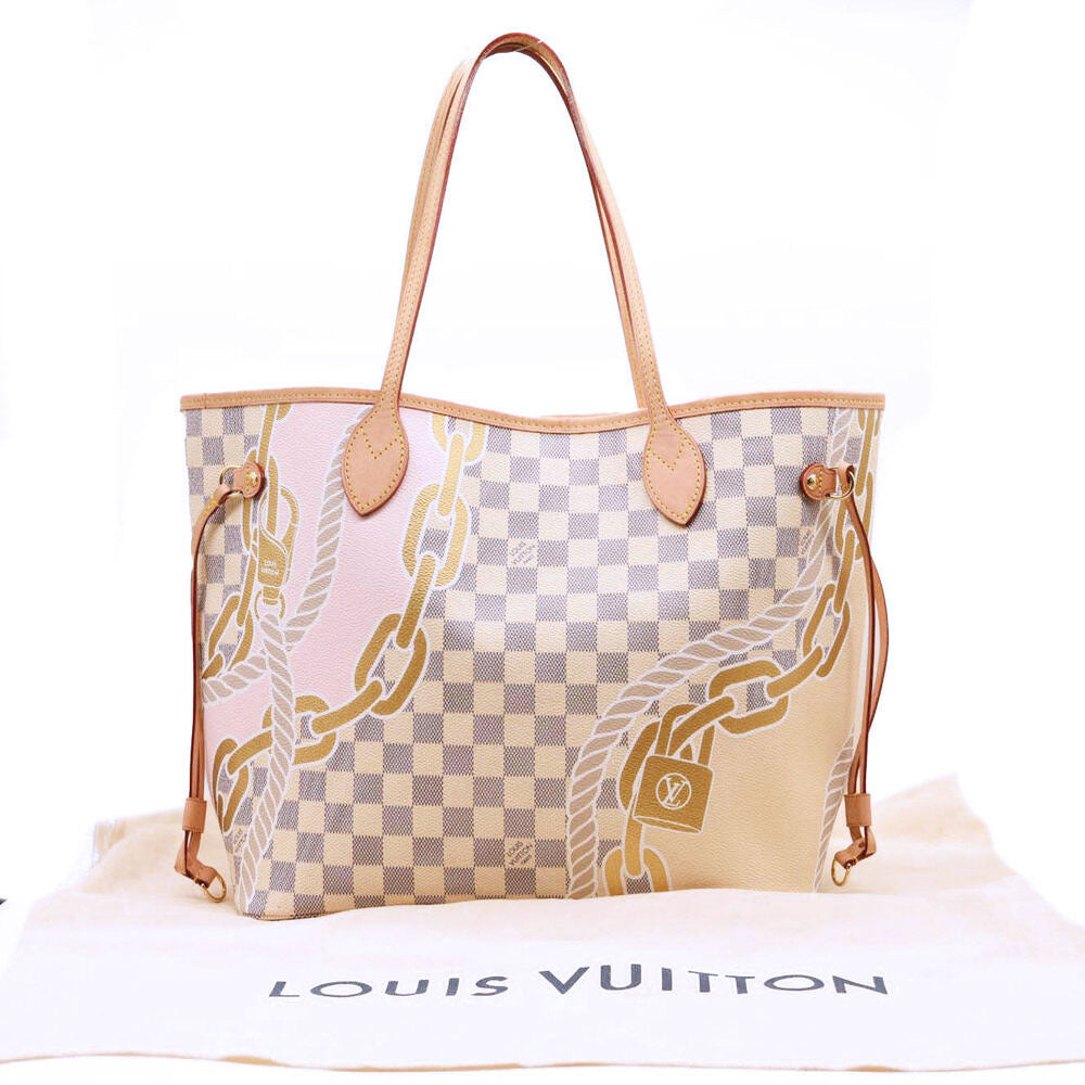 LOUIS VUITTON Damier Azur Nautical Neverfull MM