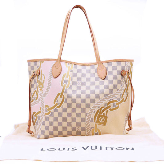 LOUIS VUITTON Damier Azur Nautical Neverfull MM