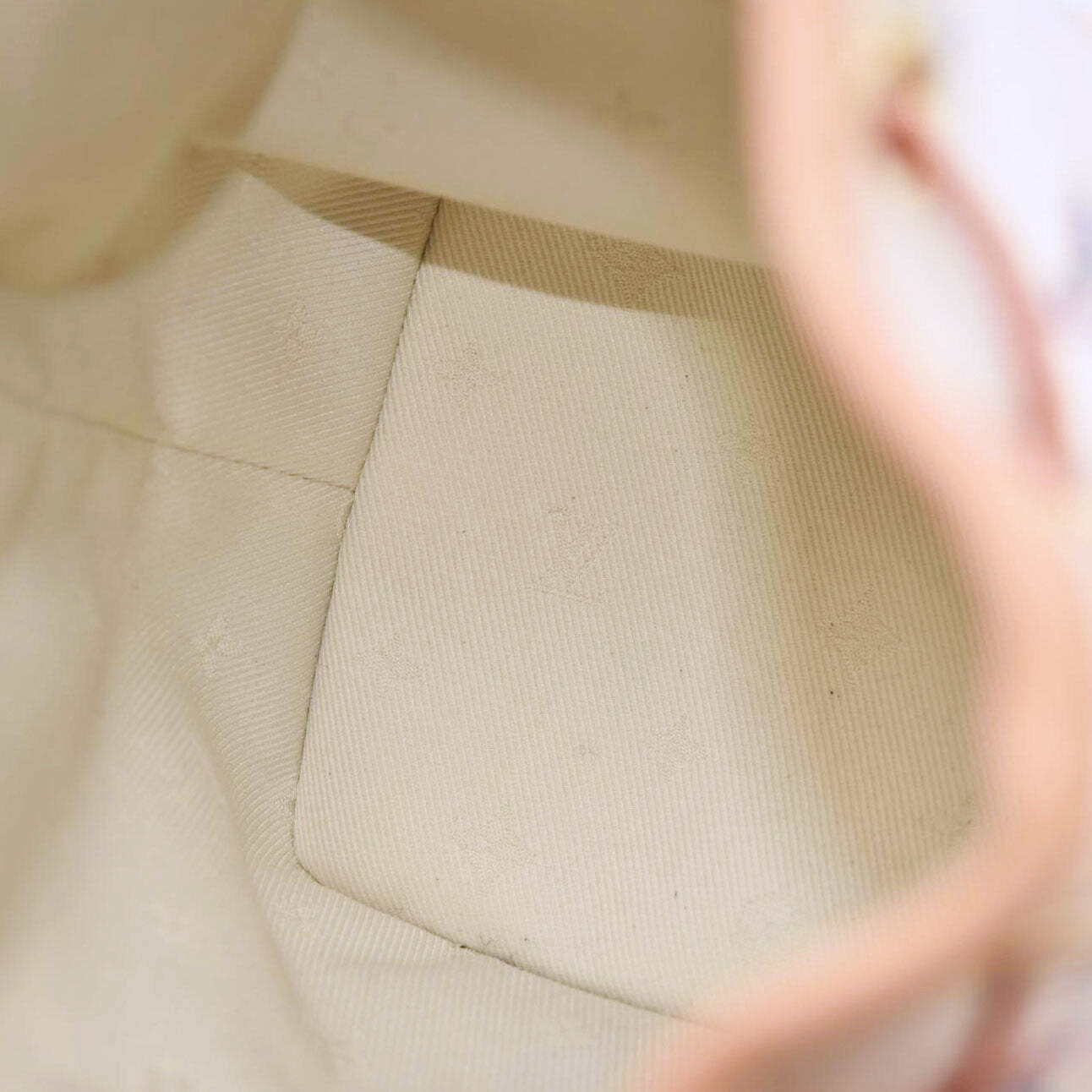 Louis Vuitton Monogram Jacquard -Tweed Nano Noé Multicolor White