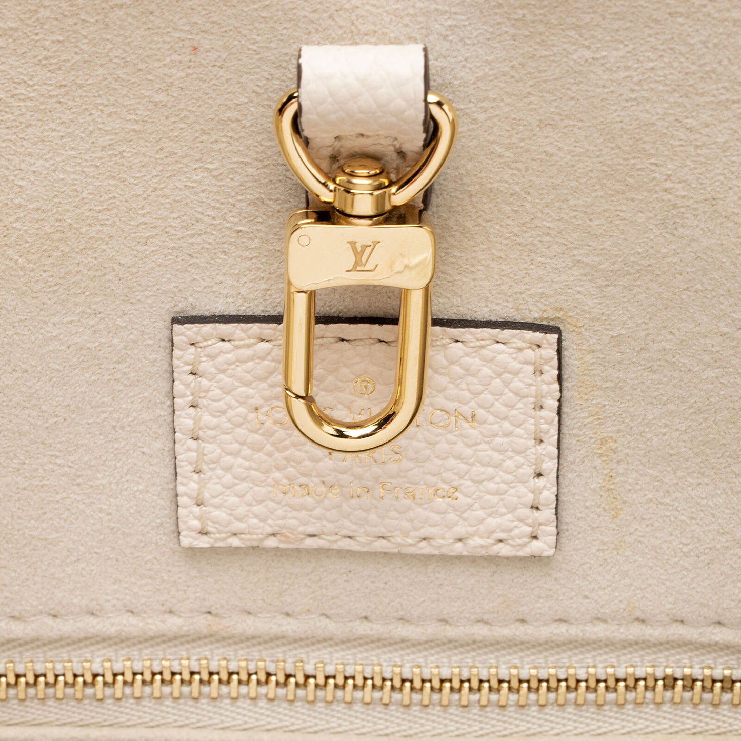 LOUIS VUITTON Empreinte Monogram Giant By The Pool Onthego MM Cream Saffron