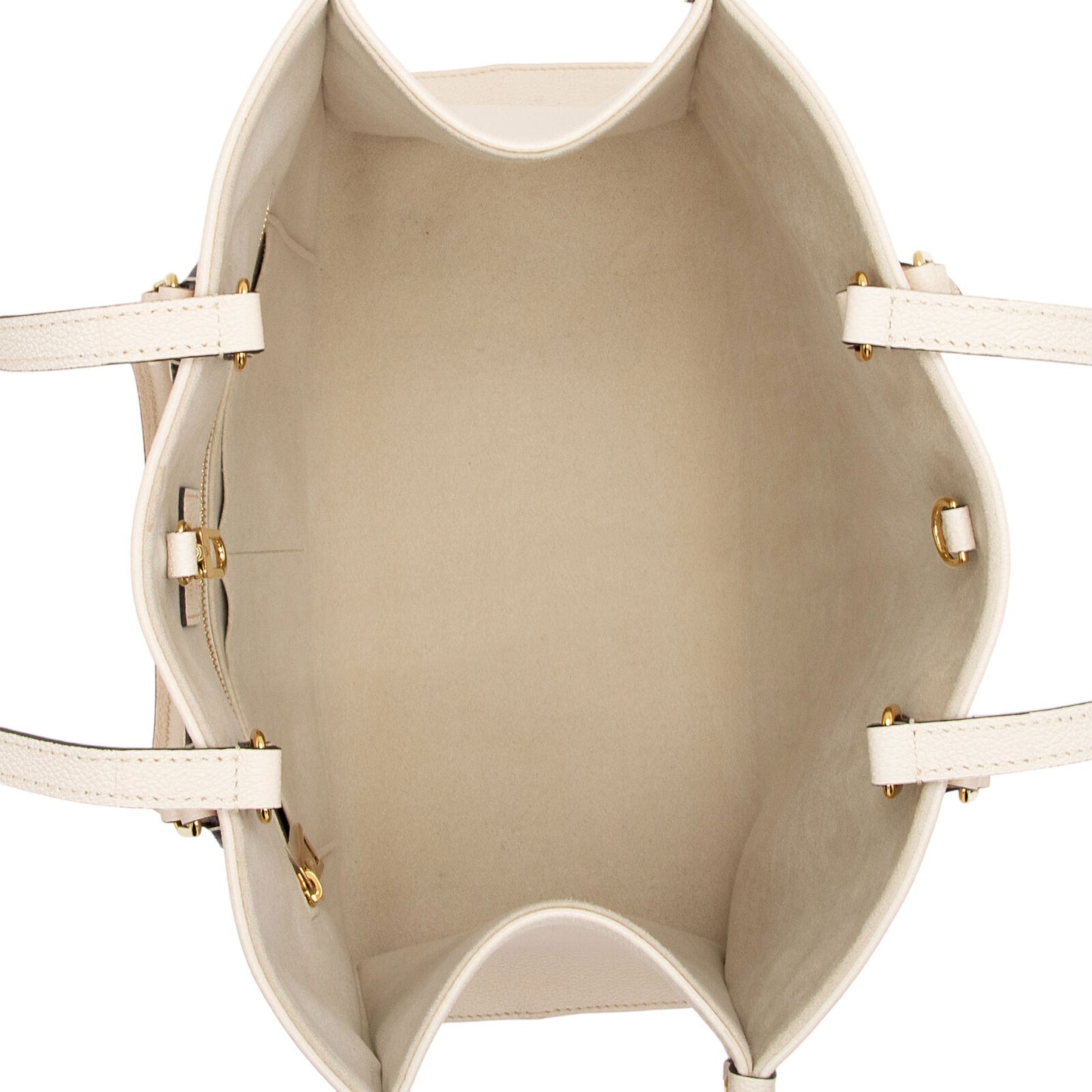 LOUIS VUITTON Empreinte Monogram Giant By The Pool Onthego MM Cream Saffron