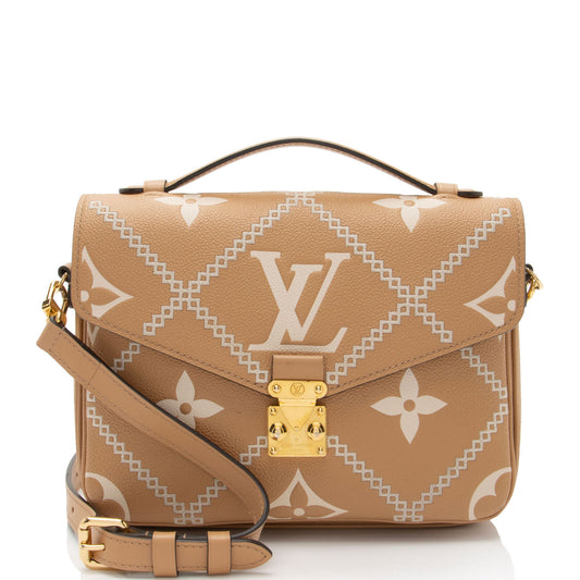 LOUIS VUITTON Empreinte Monogram Giant Broderies Pochette Metis Arizona