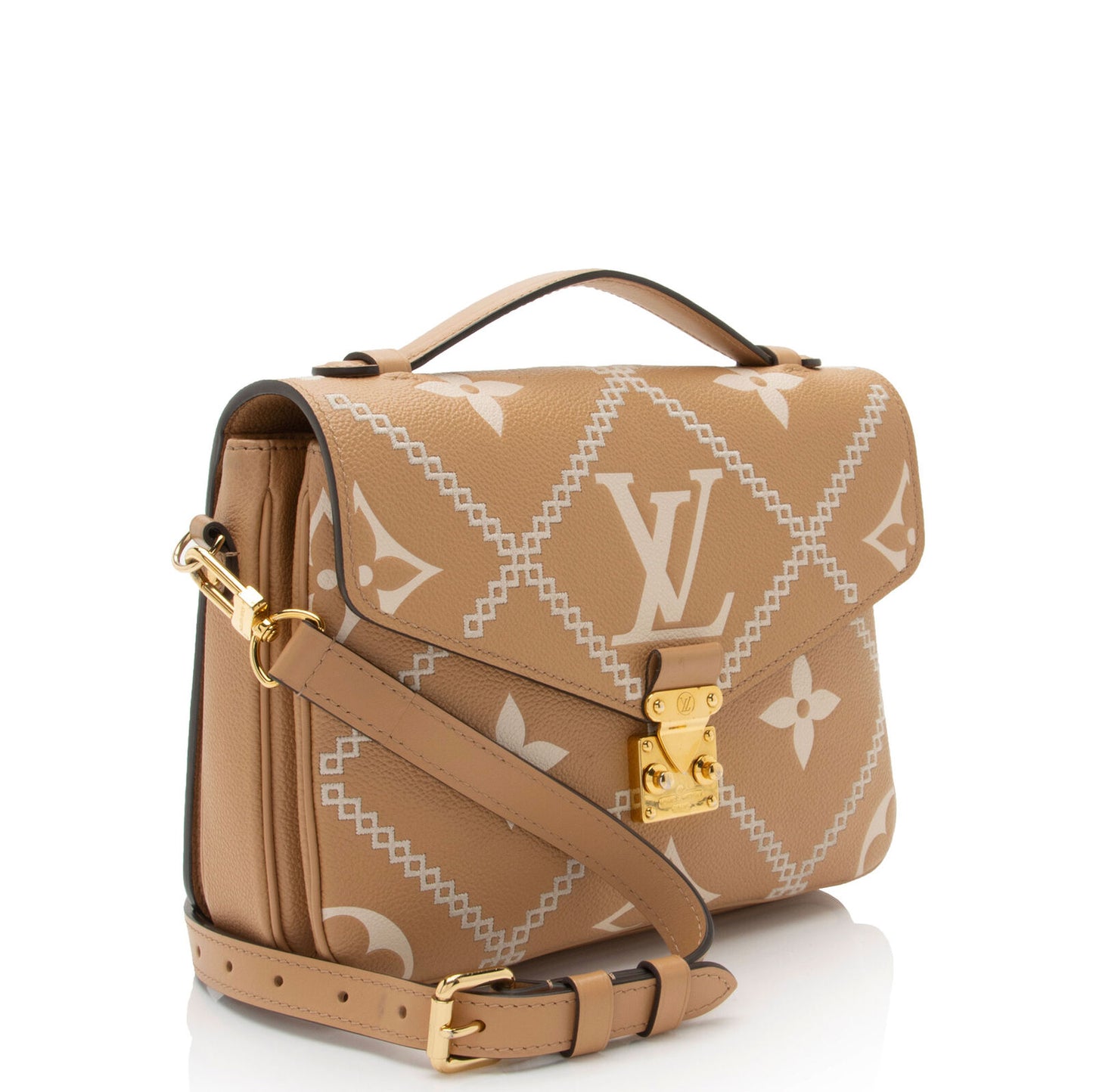 LOUIS VUITTON Empreinte Monogram Giant Broderies Pochette Metis Arizona