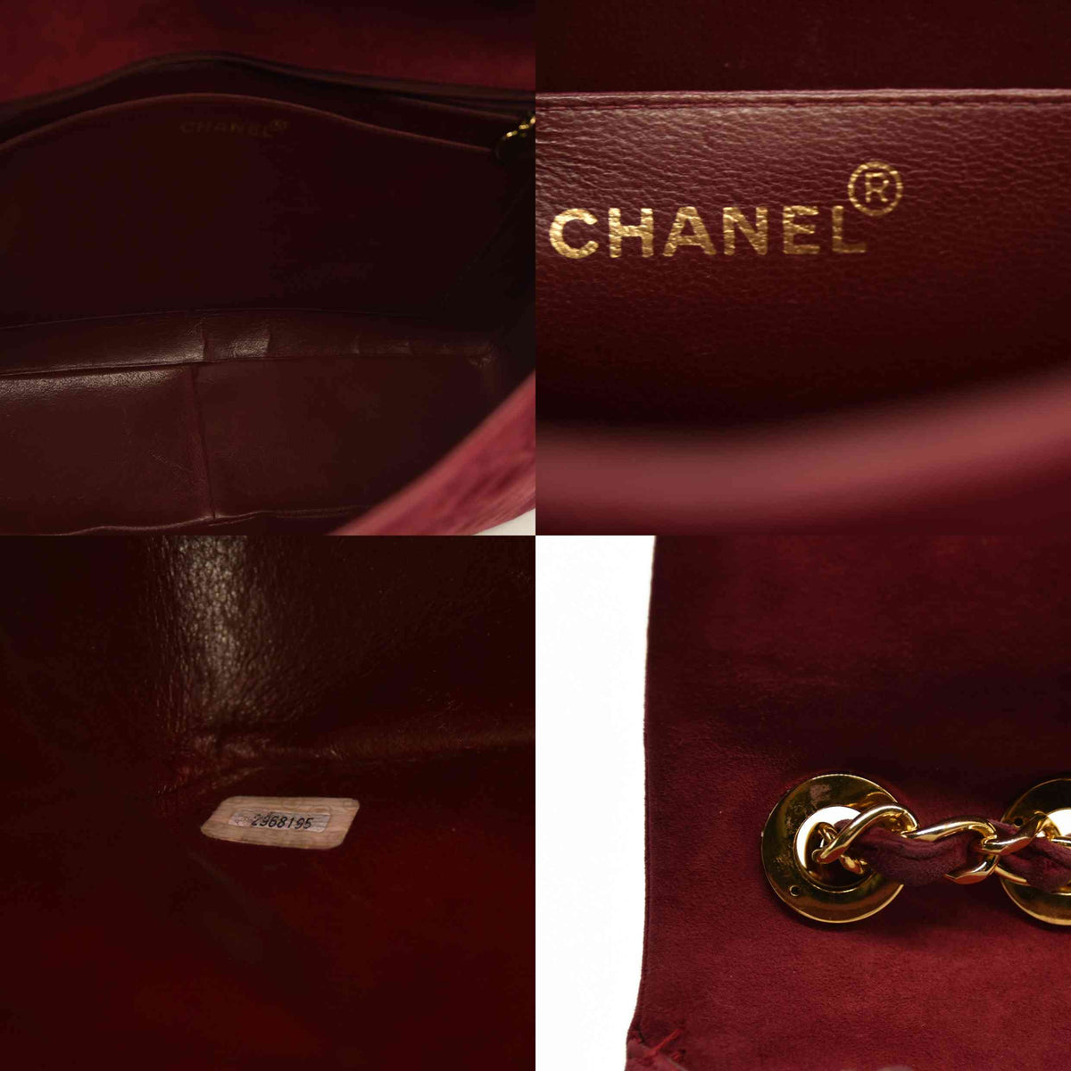 $7500 Chanel Suede Quilted Jumbo XL Single Flap Red CONSIGNMENT 10020550