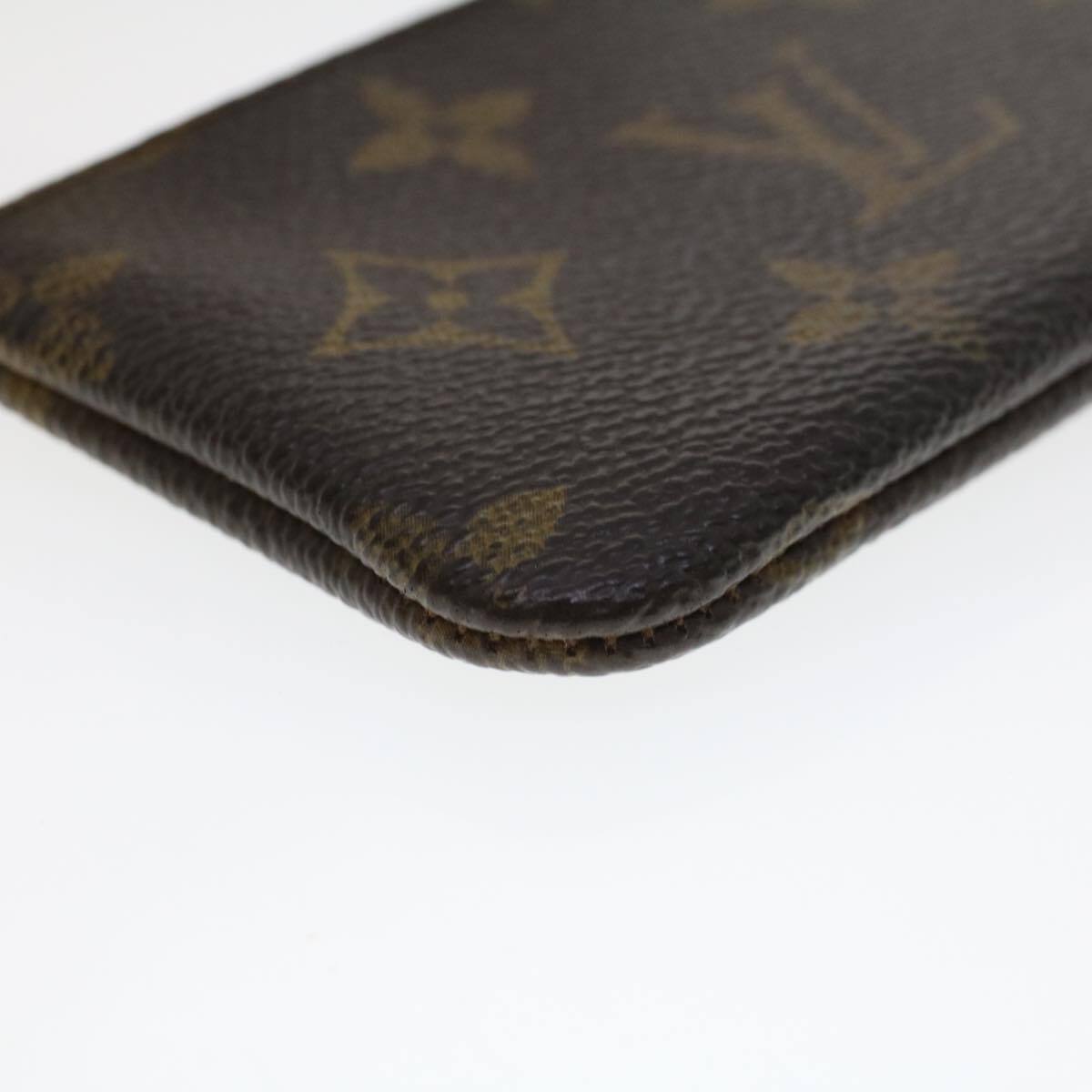 LOUIS VUITTON Monogram Key Pouch 0912ET