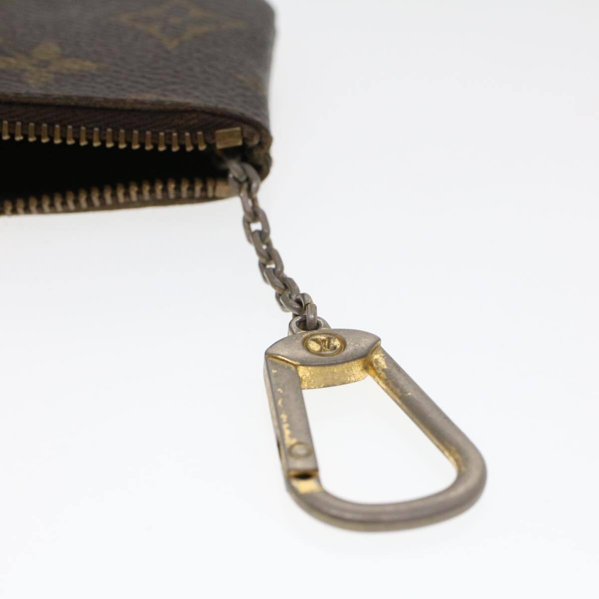 LOUIS VUITTON Monogram Key Pouch 0912ET