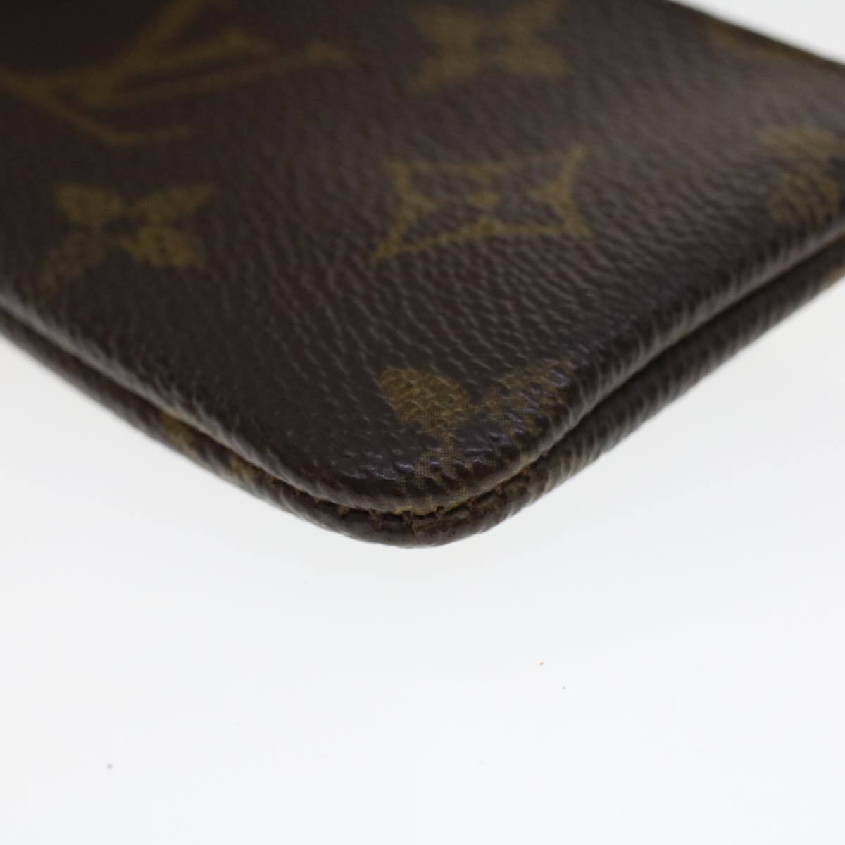 LOUIS VUITTON Monogram Key Pouch 0912ET