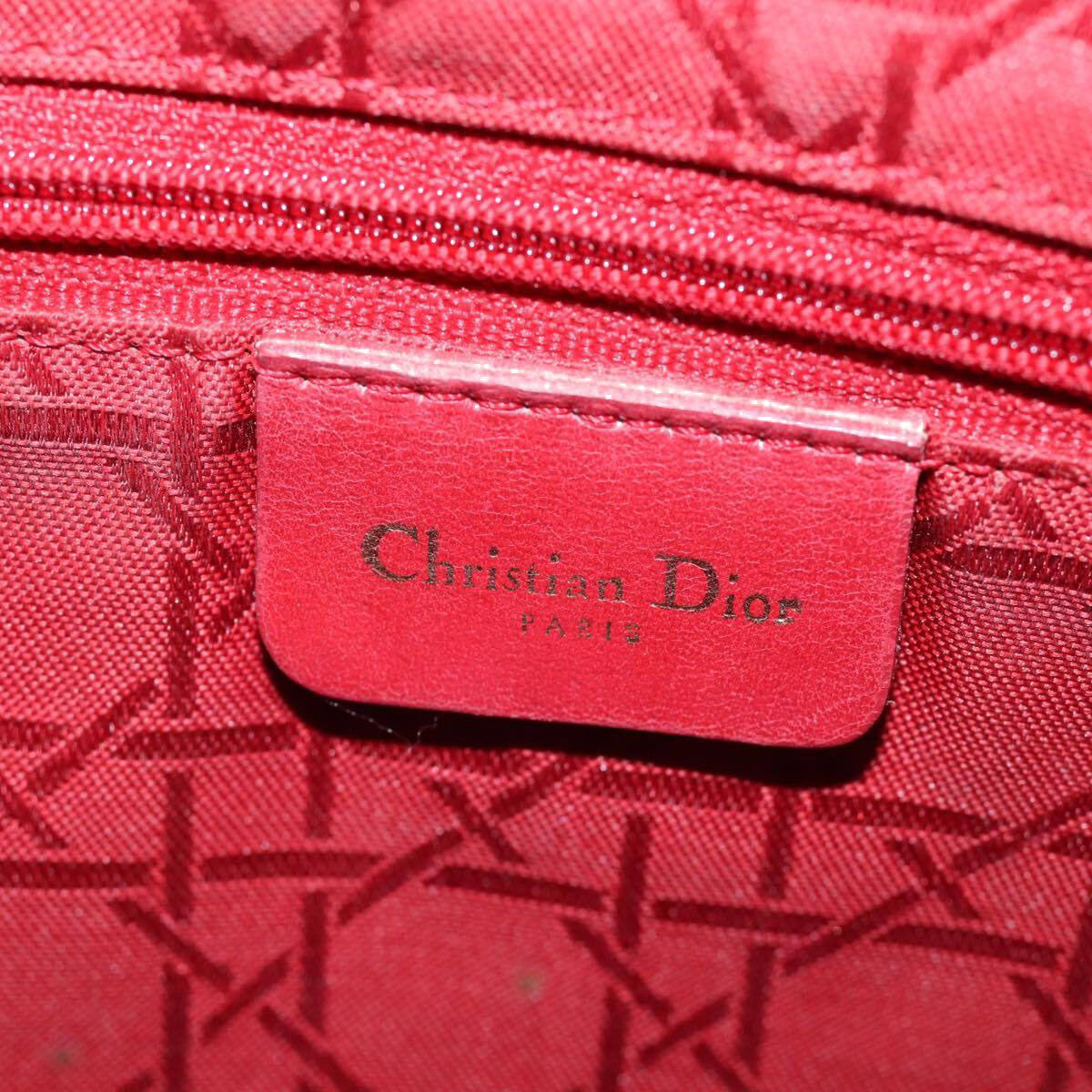 Christian Dior Nylon Cannage Medium Lady Dior Black 	RU 1919