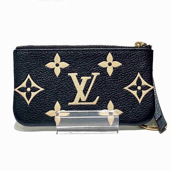Louis Vuitton  Empreinte Monogram Giant Key Pouch Black Beige CT3241