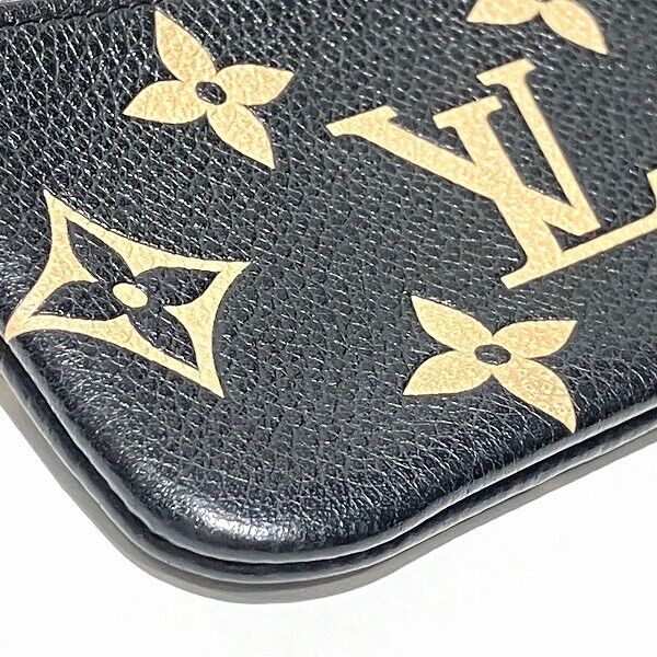 Louis Vuitton  Empreinte Monogram Giant Key Pouch Black Beige CT3241