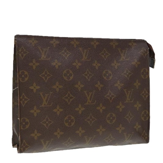 Louis Vuitton  Monogram Toiletry Pouch 26 Leather Interior Tab