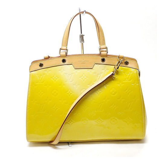 LOUIS VUITTON Vernis Brea MM Citrine